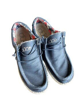 Hey Dude Men's Gray Slides Slip-On Shoes - Size 12